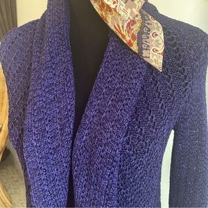 Only Mine Purple Open Cardigan Sweater Wrap! Great condition. Well made!